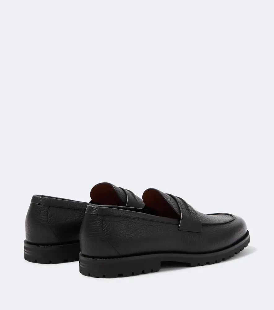 Zegna Pioggia leather loafers | Thumbnail 5 Zegna Pioggia leather loafers | Thumbnail 5