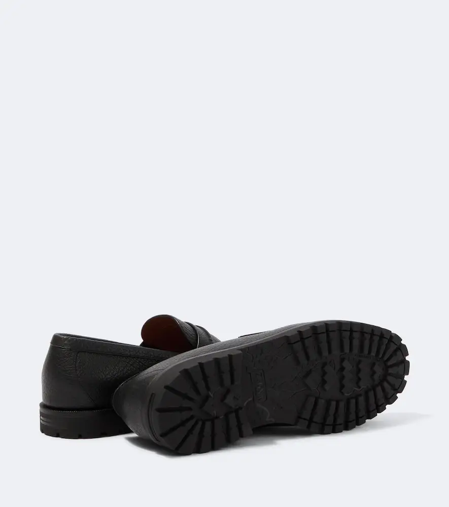 Zegna Pioggia leather loafers | Thumbnail 6 Zegna Pioggia leather loafers | Thumbnail 6