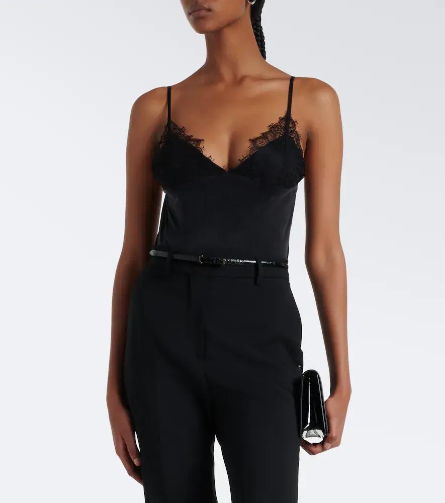 Coperni Lace-trimmed camisole | Thumbnail 4