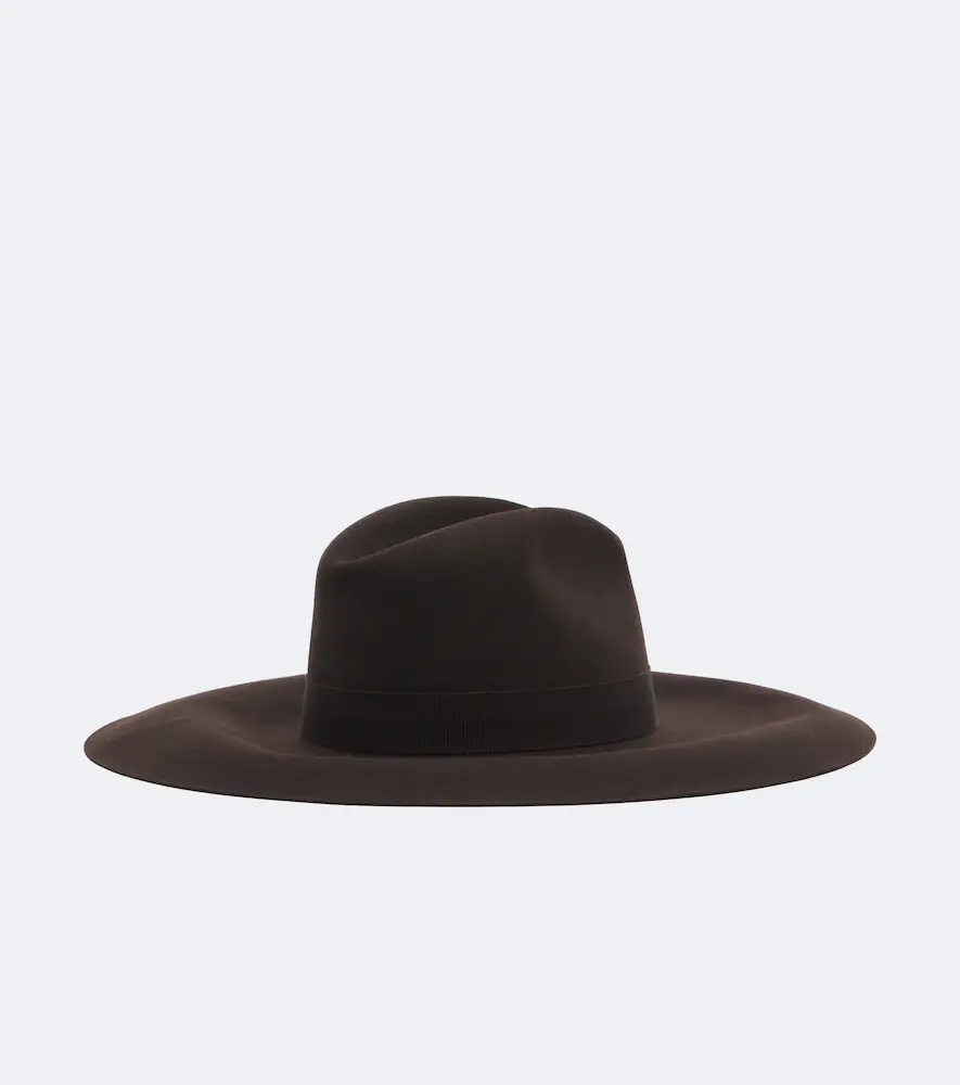 Valentino Garavani VLogo cashmere felt fedora | Thumbnail 3 Valentino Garavani VLogo cashmere felt fedora | Thumbnail 3