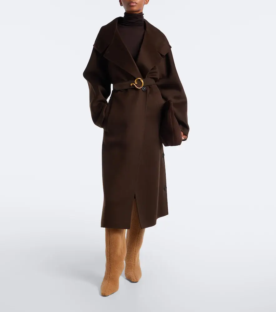 Amina Muaddi Mona shearling knee-high boots | Thumbnail 5