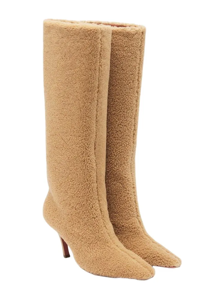 Mona shearling knee-high boots Mona shearling knee-high boots