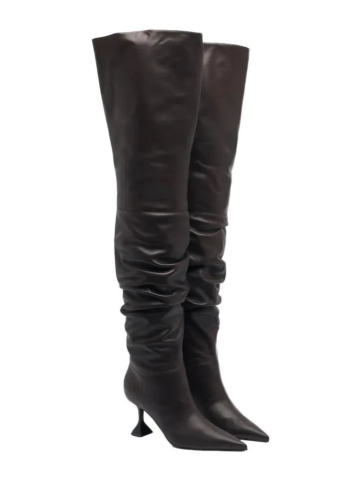 Olivia leather over-the-knee boots Olivia leather over-the-knee boots