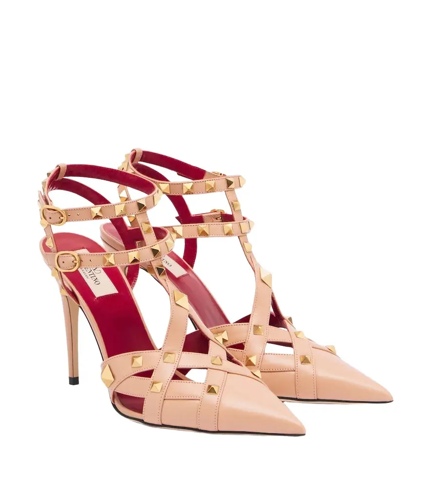 Valentino Garavani Studdy leather pumps