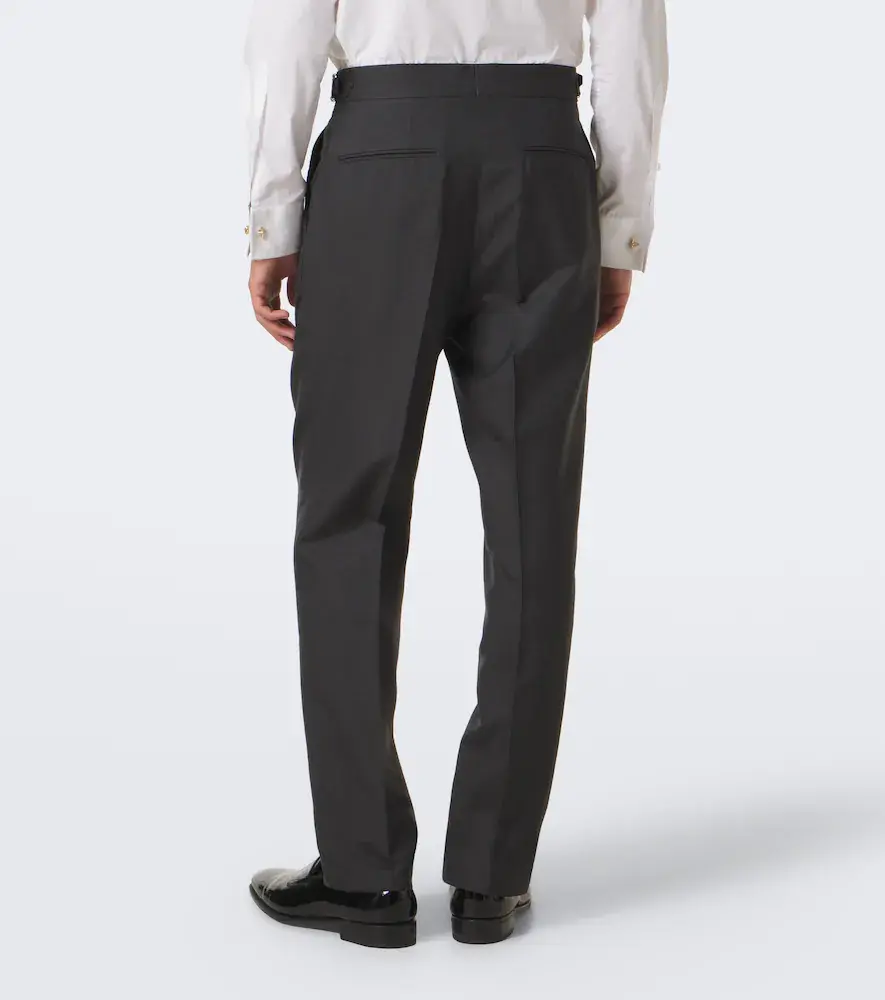 Brunello Cucinelli Silk tuxedo pants | Thumbnail 3 Brunello Cucinelli Silk tuxedo pants | Thumbnail 3