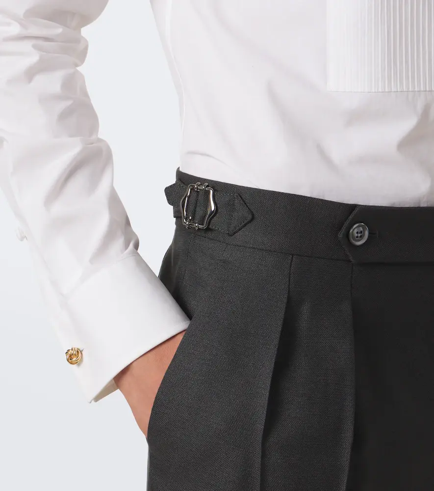 Brunello Cucinelli Silk tuxedo pants | Thumbnail 6 Brunello Cucinelli Silk tuxedo pants | Thumbnail 6