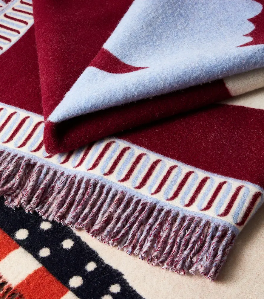 La DoubleJ Dove wool and cashmere blanket | Thumbnail 5