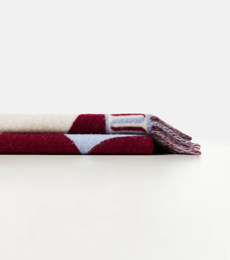 La DoubleJ Dove wool and cashmere blanket | Thumbnail 6