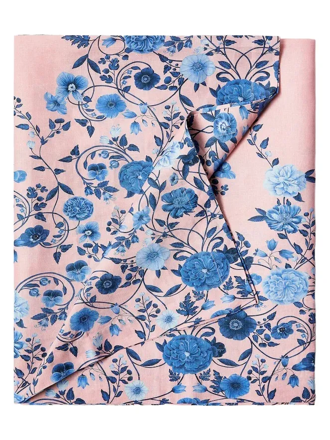 La DoubleJ Botticelli Large floral linen tablecloth