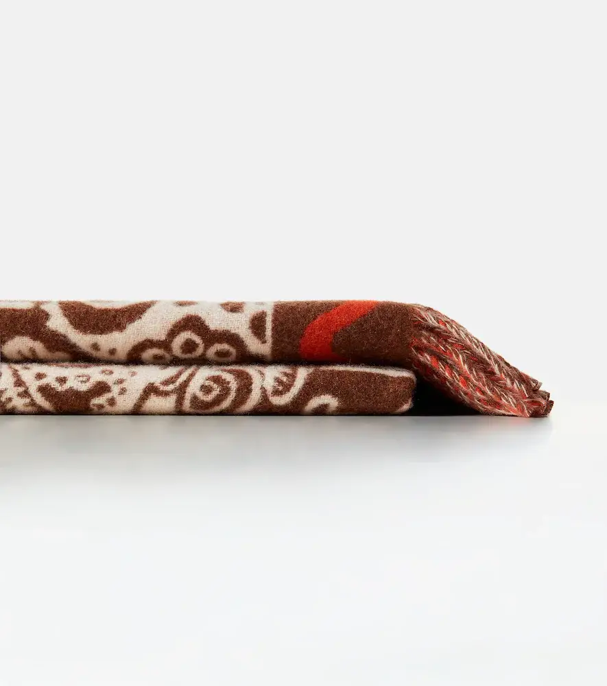 La DoubleJ Ionic wool and cashmere intarsia blanket | Thumbnail 4 La DoubleJ Ionic wool and cashmere intarsia blanket | Thumbnail 4