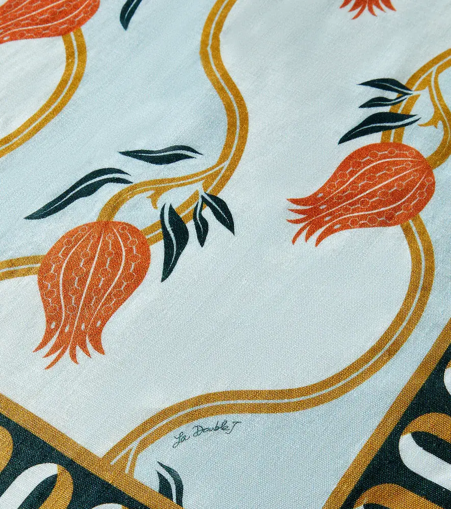 La DoubleJ Melograno Large printed linen tablecloth | Thumbnail 2