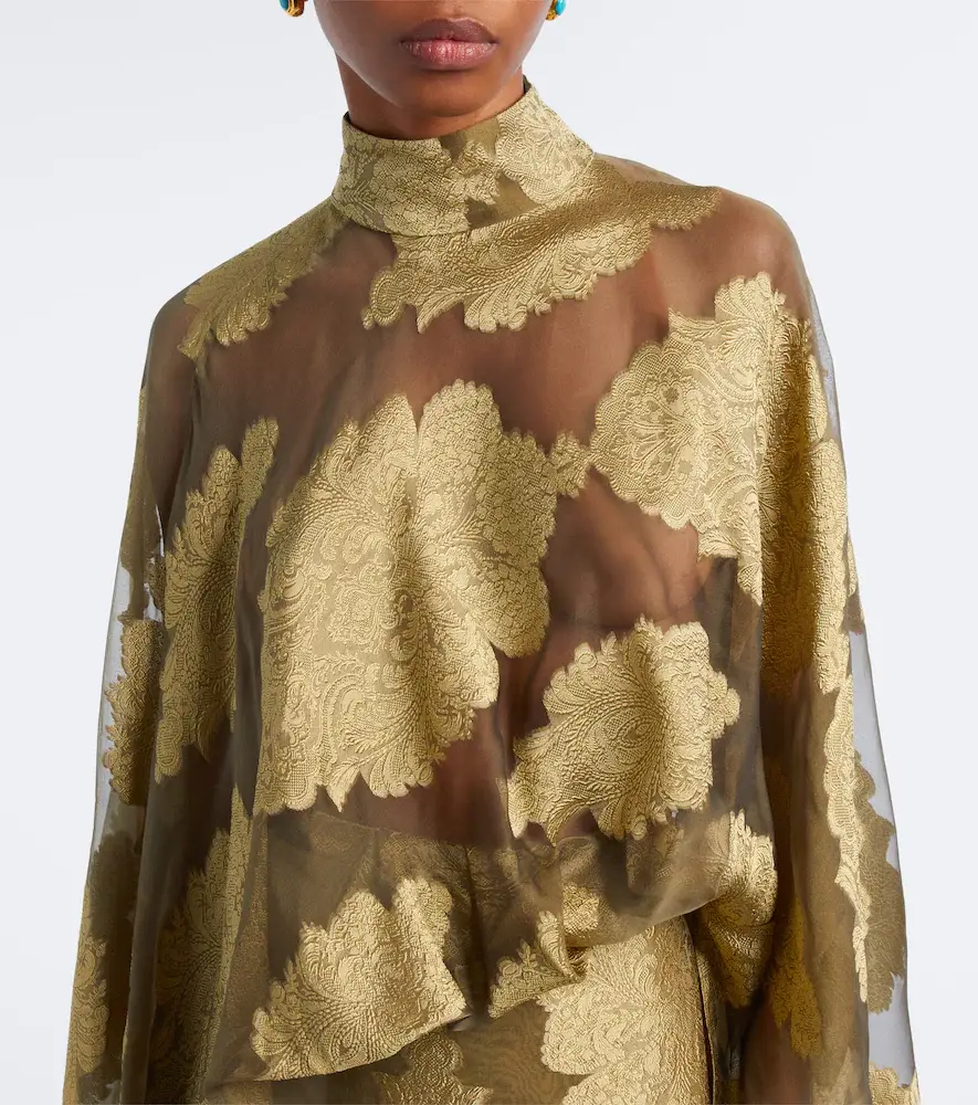 Taller Marmo Chimera jacquard silk chiffon gown | Thumbnail 6 Taller Marmo Chimera jacquard silk chiffon gown | Thumbnail 6