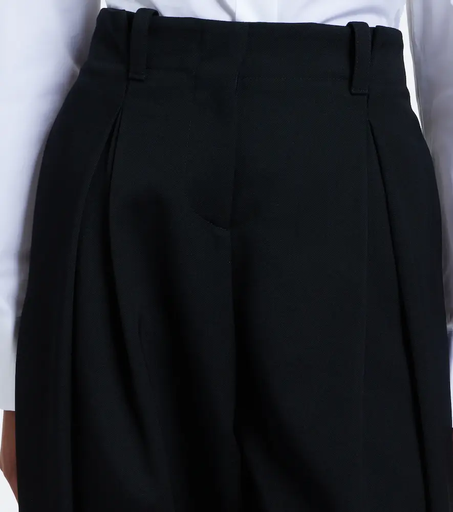 Givenchy Pinch pleated wool wide-leg pants | Thumbnail 3