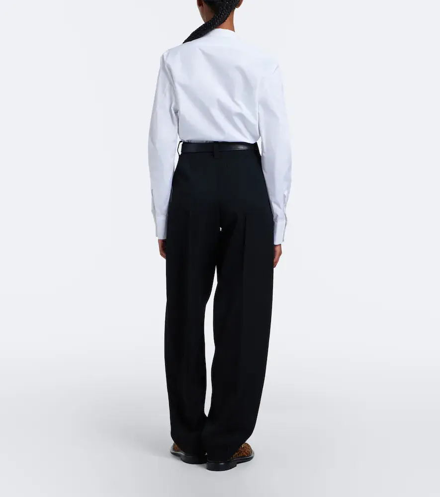 Givenchy Pinch pleated wool wide-leg pants | Thumbnail 4