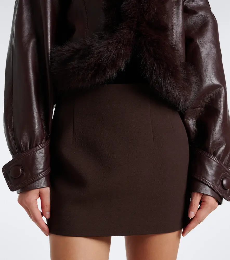 Retrofête Retrofête Jia cropped leather jacket | Thumbnail 4