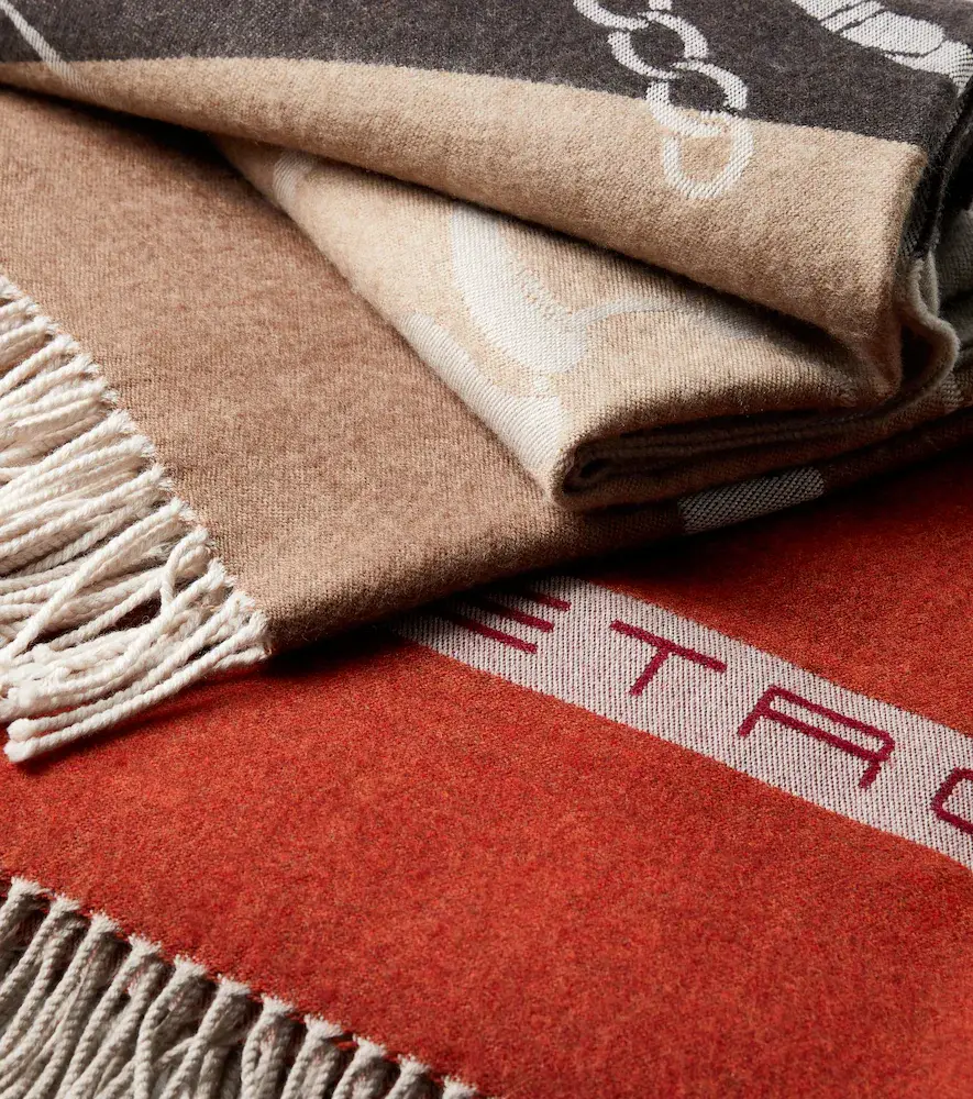 Etro Fringe-trimmed wool jacquard throw | Thumbnail 3 Etro Fringe-trimmed wool jacquard throw | Thumbnail 3