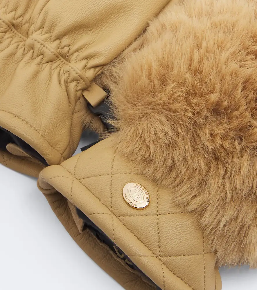 Goldbergh Hill leather mittens | Thumbnail 2