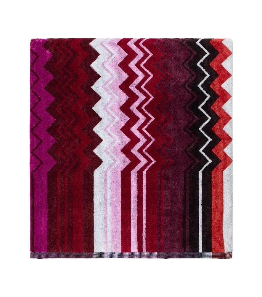 Missoni Giacomo chevron cotton terry bath sheet