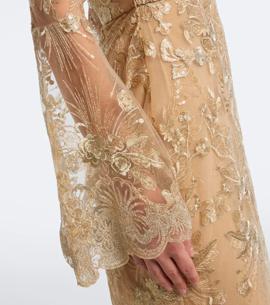 Elie Saab Off-shoulder lace gown | Thumbnail 3 Elie Saab Off-shoulder lace gown | Thumbnail 3