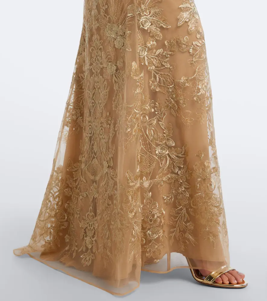 Elie Saab Off-shoulder lace gown | Thumbnail 5 Elie Saab Off-shoulder lace gown | Thumbnail 5