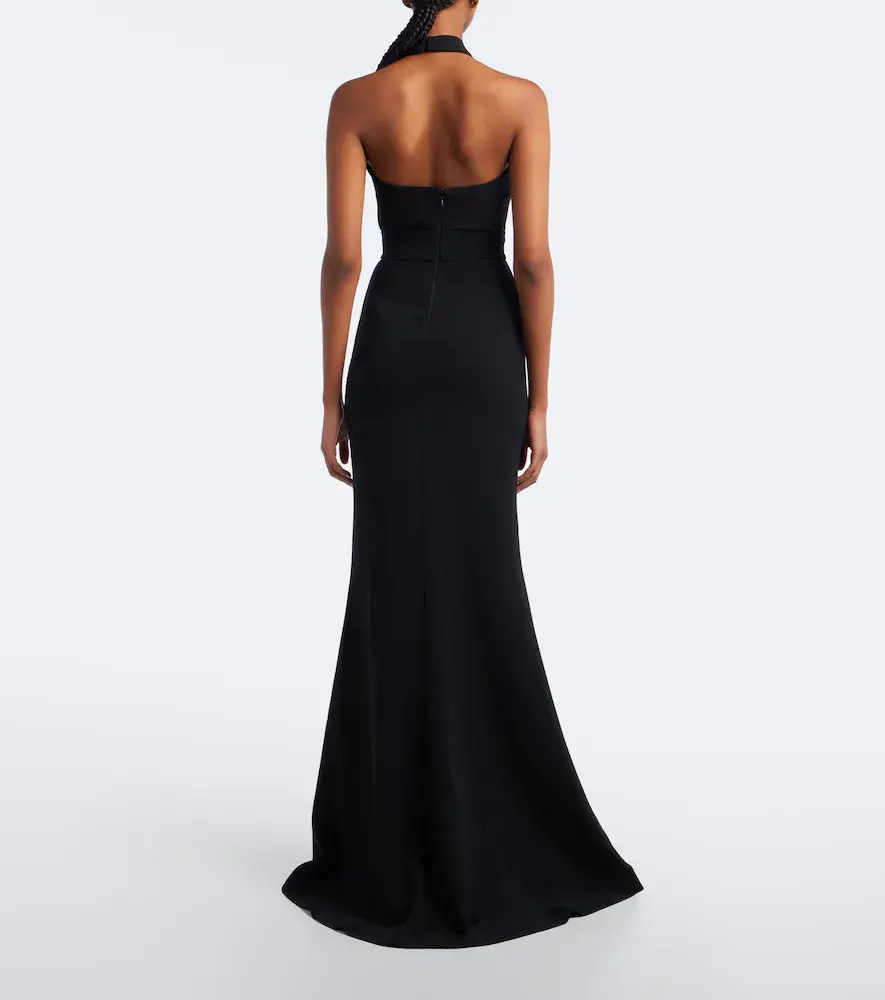 Elie Saab Crêpe halterneck gown | Thumbnail 5