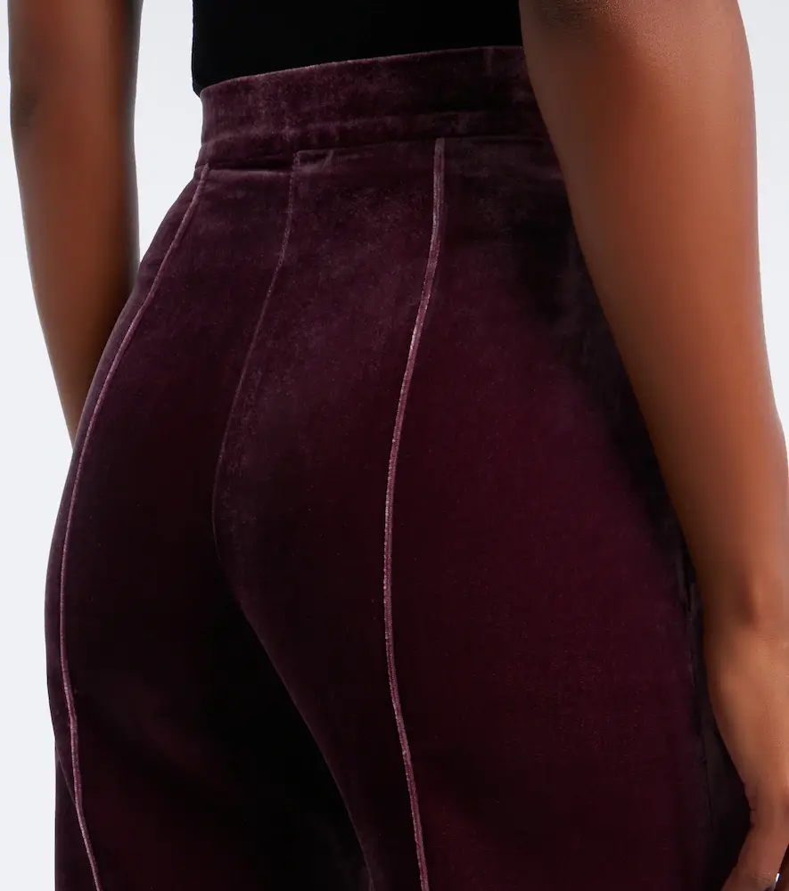 Elie Saab Velvet wide-leg pants | Thumbnail 3 Elie Saab Velvet wide-leg pants | Thumbnail 3