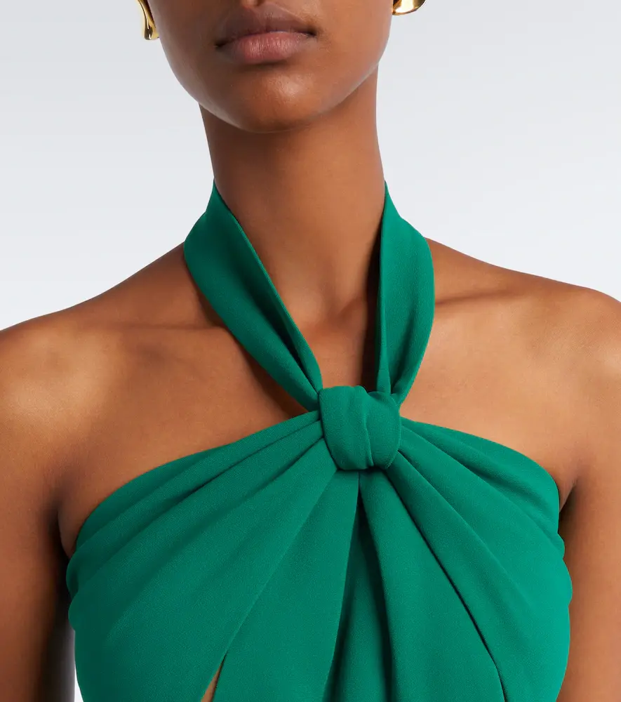 Elie Saab Crêpe halterneck gown | Thumbnail 4