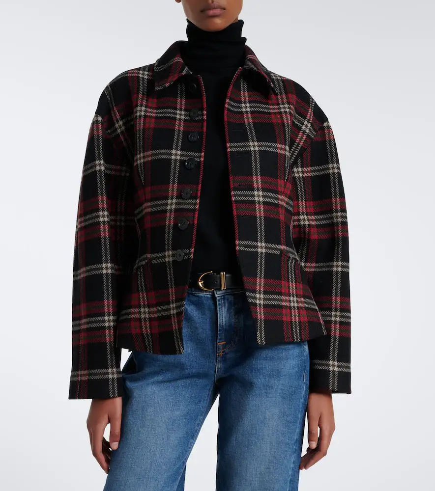 Polo Ralph Lauren Plaid wool-blend tweed jacket | Thumbnail 3