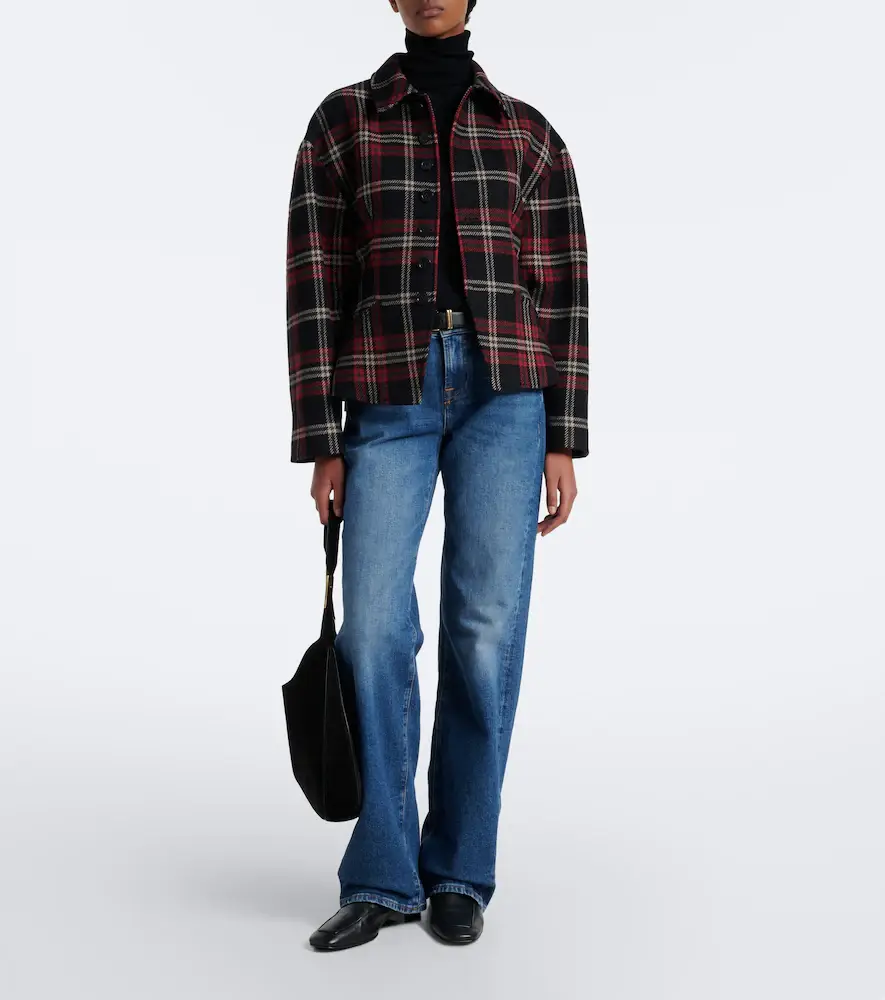 Polo Ralph Lauren Plaid wool-blend tweed jacket | Thumbnail 6