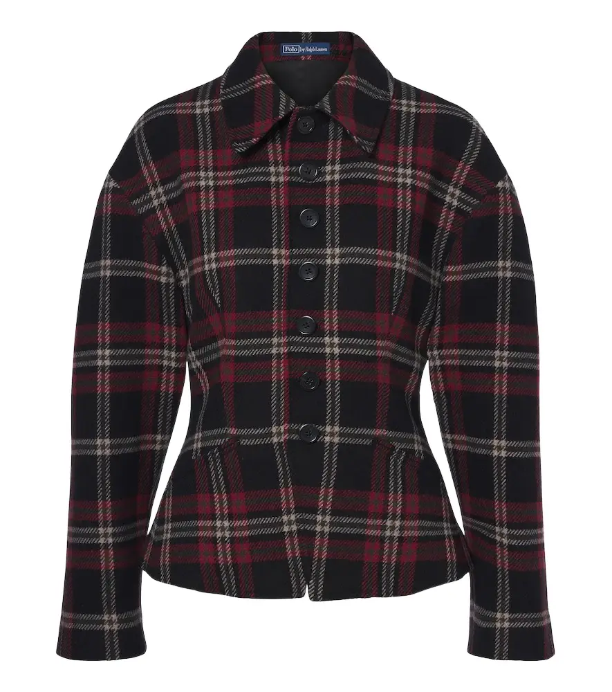 Polo Ralph Lauren Plaid wool-blend tweed jacket