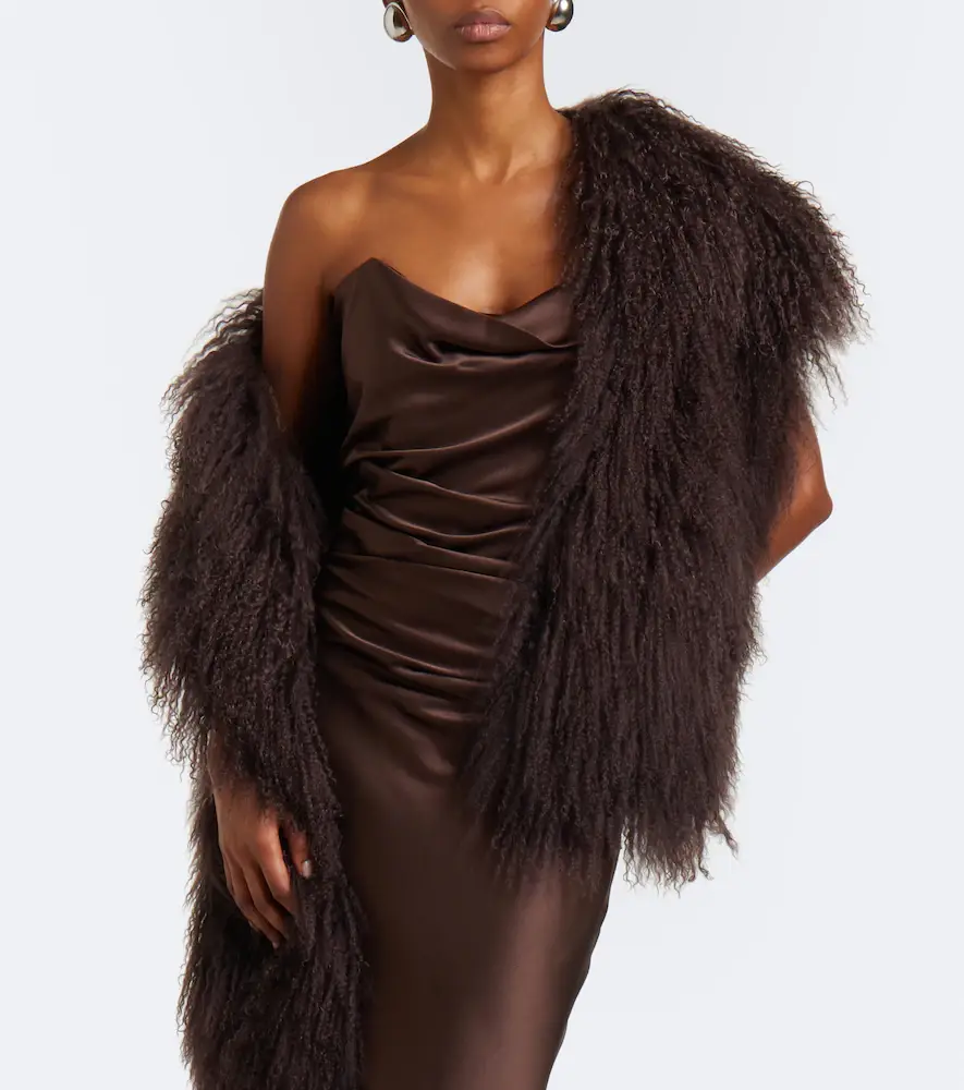 DE LA VALI Zeraphine shearling scarf | Thumbnail 4 DE LA VALI Zeraphine shearling scarf | Thumbnail 4