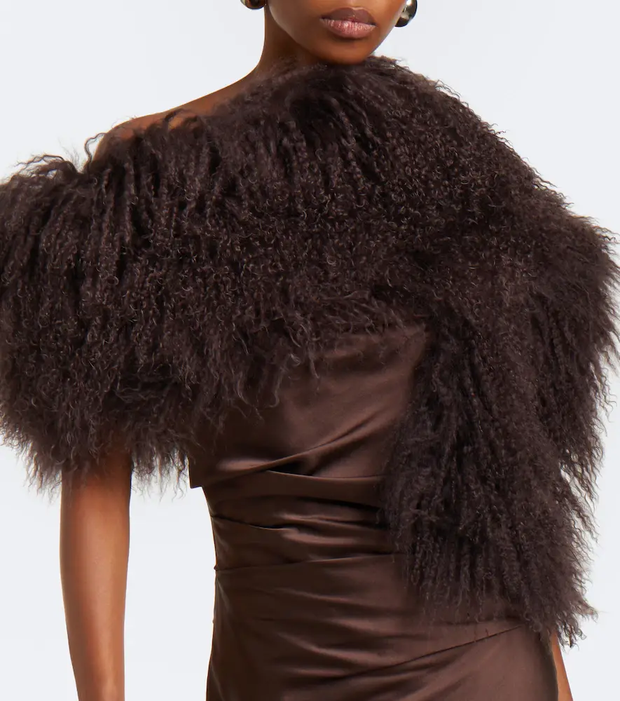 DE LA VALI Zeraphine shearling scarf | Thumbnail 5 DE LA VALI Zeraphine shearling scarf | Thumbnail 5