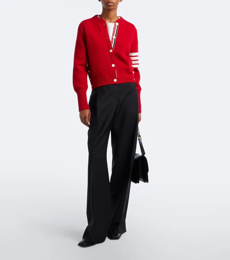 Thom Browne 4-Bar wool cardigan | Thumbnail 2 Thom Browne 4-Bar wool cardigan | Thumbnail 2