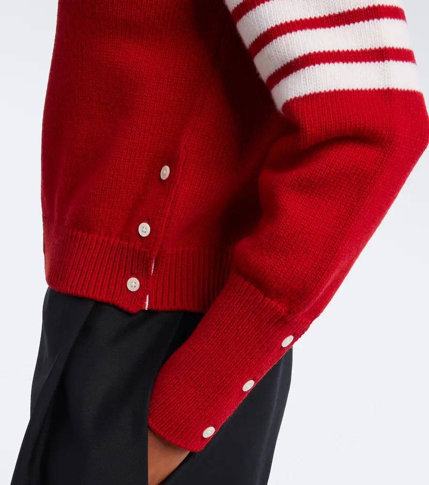 Thom Browne 4-Bar wool cardigan | Thumbnail 4 Thom Browne 4-Bar wool cardigan | Thumbnail 4