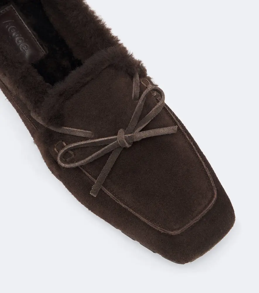 aeyde Jasper shearling-lined suede boat shoes | Thumbnail 2 aeyde Jasper shearling-lined suede boat shoes | Thumbnail 2