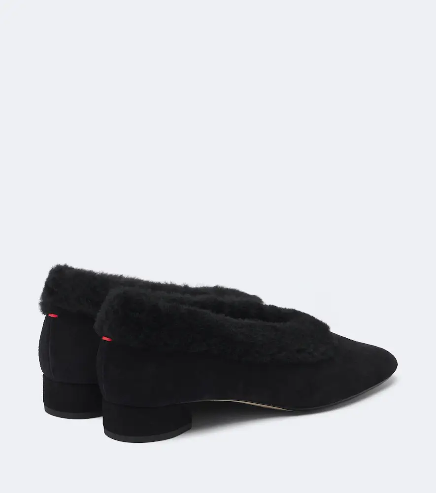 aeyde Delia shearling-lined suede ballet flats | Thumbnail 4 aeyde Delia shearling-lined suede ballet flats | Thumbnail 4