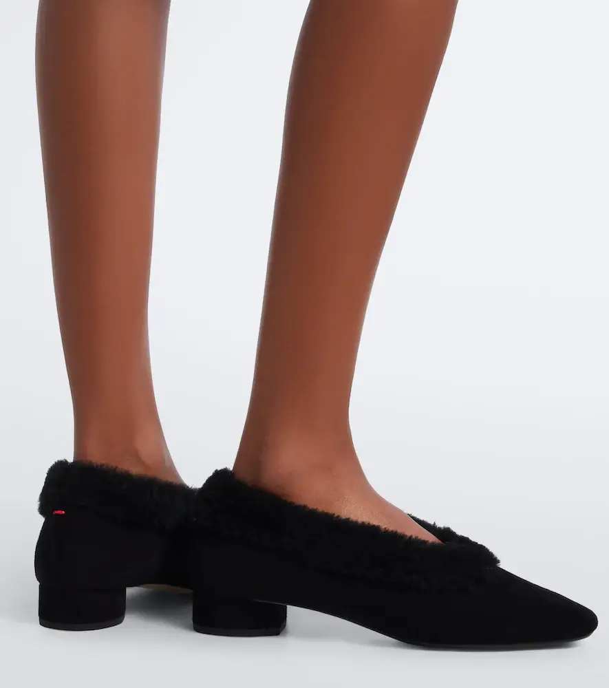 aeyde Delia shearling-lined suede ballet flats | Thumbnail 6 aeyde Delia shearling-lined suede ballet flats | Thumbnail 6