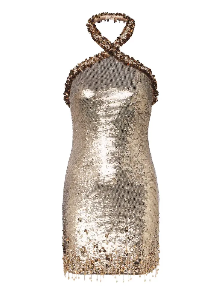 Naya sequined halterneck minidress Naya sequined halterneck minidress