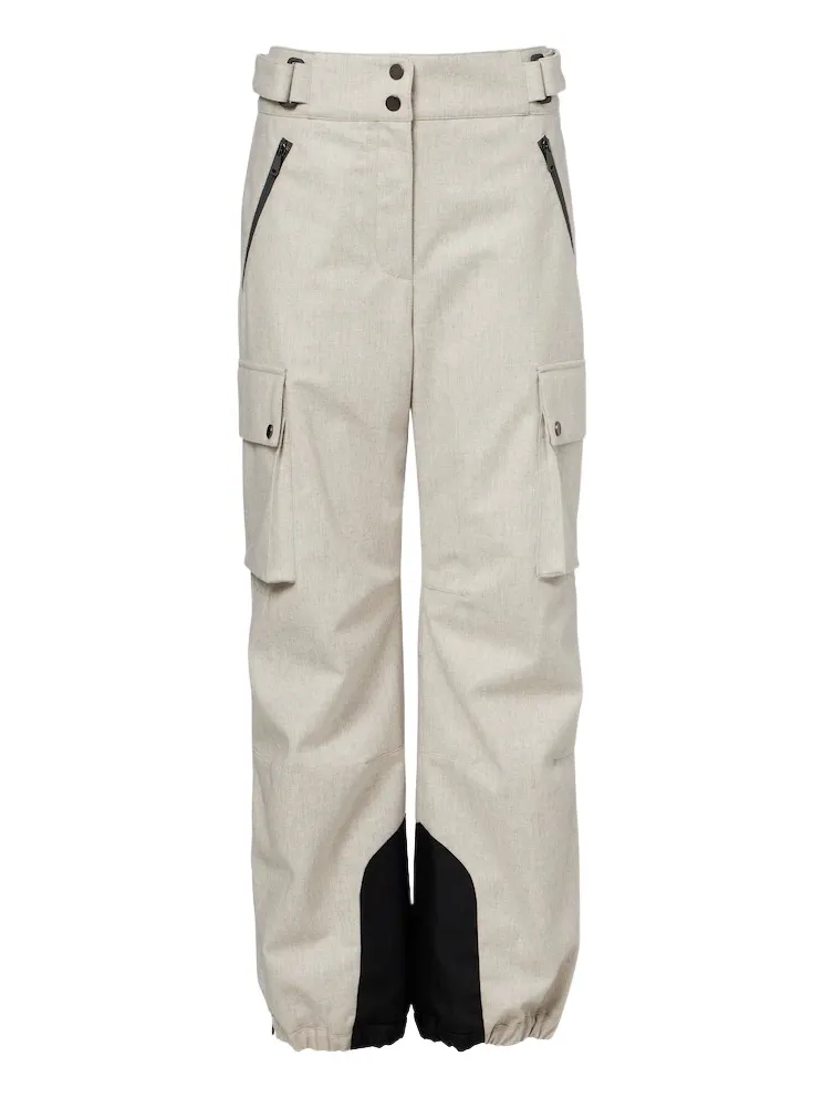 Virgin wool ski pants