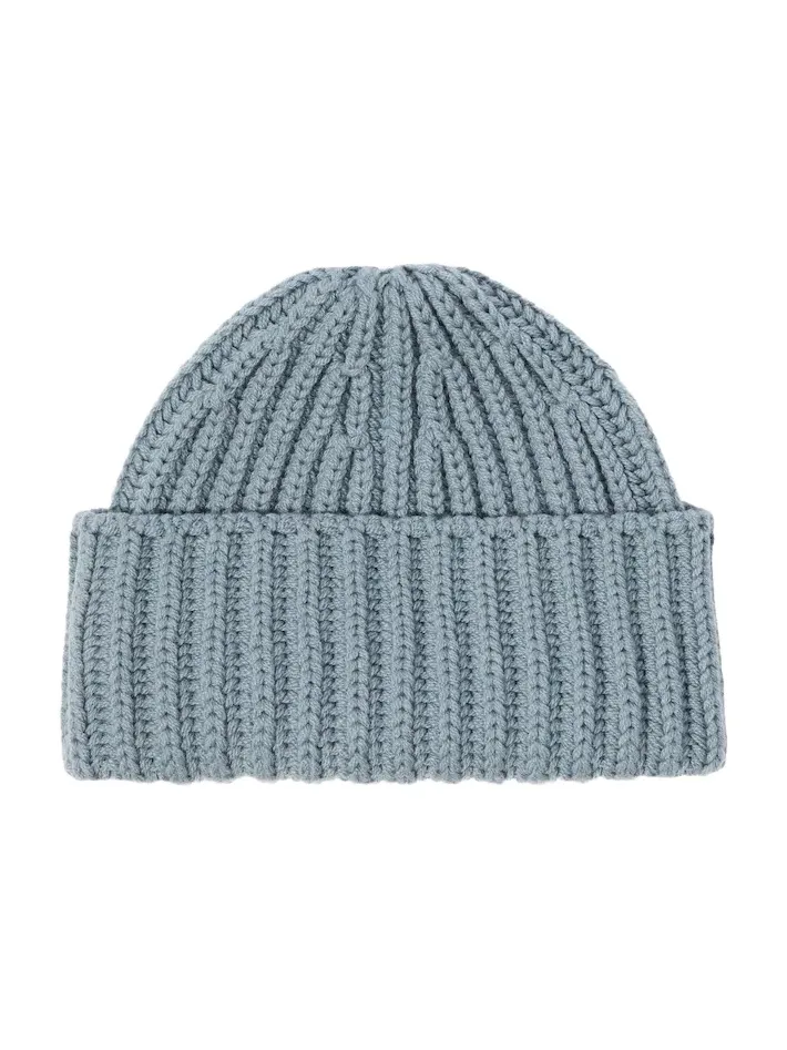 Stòffa Stòffa Ribbed-knit cashmere beanie
