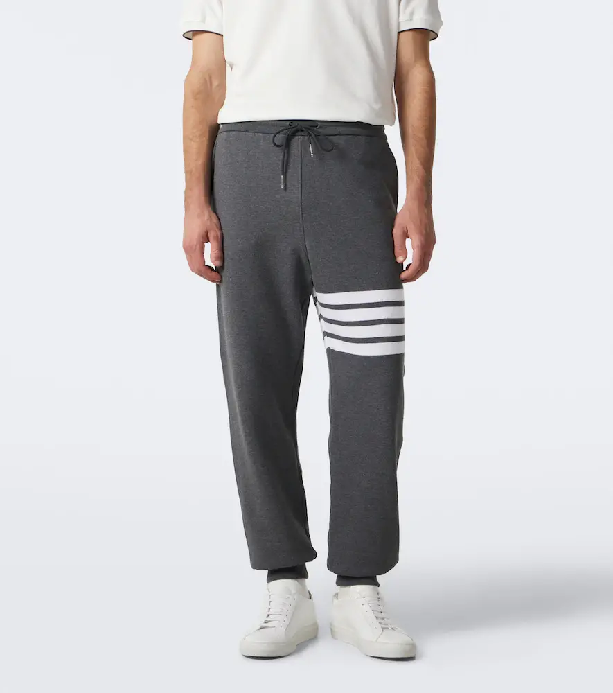 Thom Browne 4-Bar cotton jersey sweatpants | Thumbnail 2 Thom Browne 4-Bar cotton jersey sweatpants | Thumbnail 2