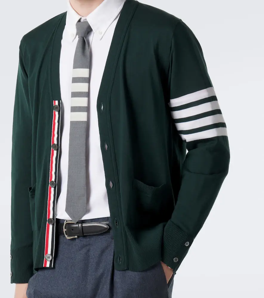 Thom Browne 4-Bar virgin wool cardigan | Thumbnail 6
