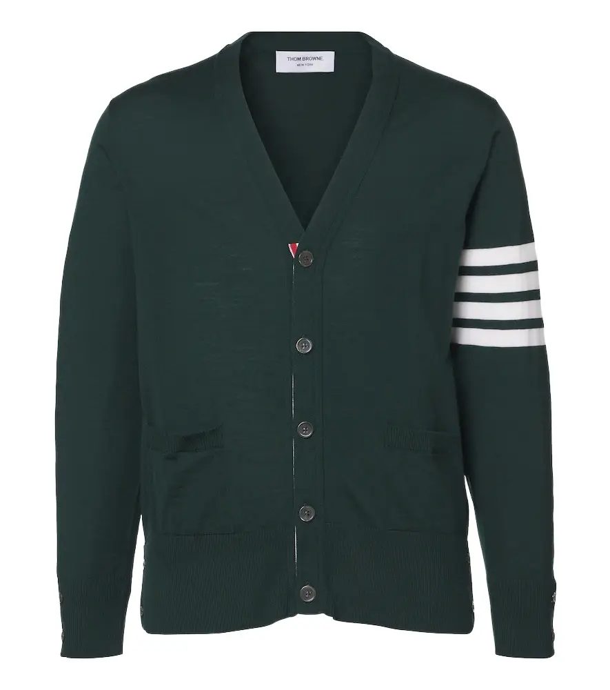 Thom Browne 4-Bar virgin wool cardigan
