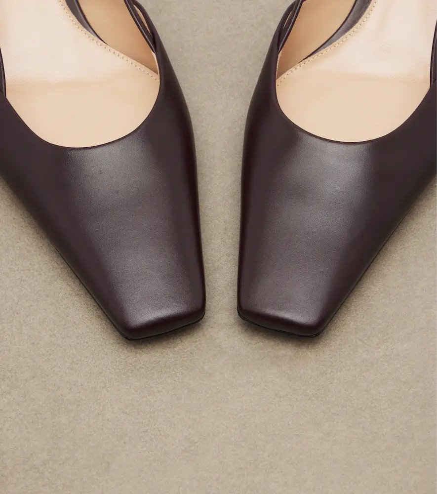 Gianvito Rossi Leather slingback pumps | Thumbnail 2 Gianvito Rossi Leather slingback pumps | Thumbnail 2