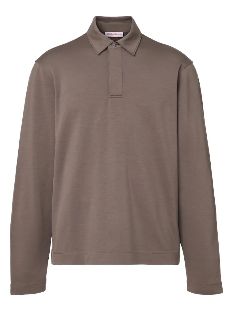 Orlebar Brown Ben wool jersey polo shirt