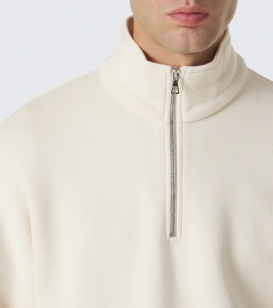 Orlebar Brown Wyatt cotton jersey half-zip sweatshirt | Thumbnail 3 Orlebar Brown Wyatt cotton jersey half-zip sweatshirt | Thumbnail 3