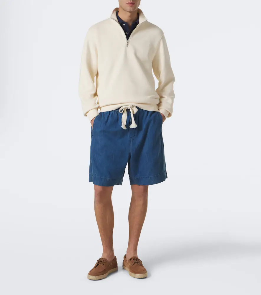 Orlebar Brown Wyatt cotton jersey half-zip sweatshirt | Thumbnail 4 Orlebar Brown Wyatt cotton jersey half-zip sweatshirt | Thumbnail 4