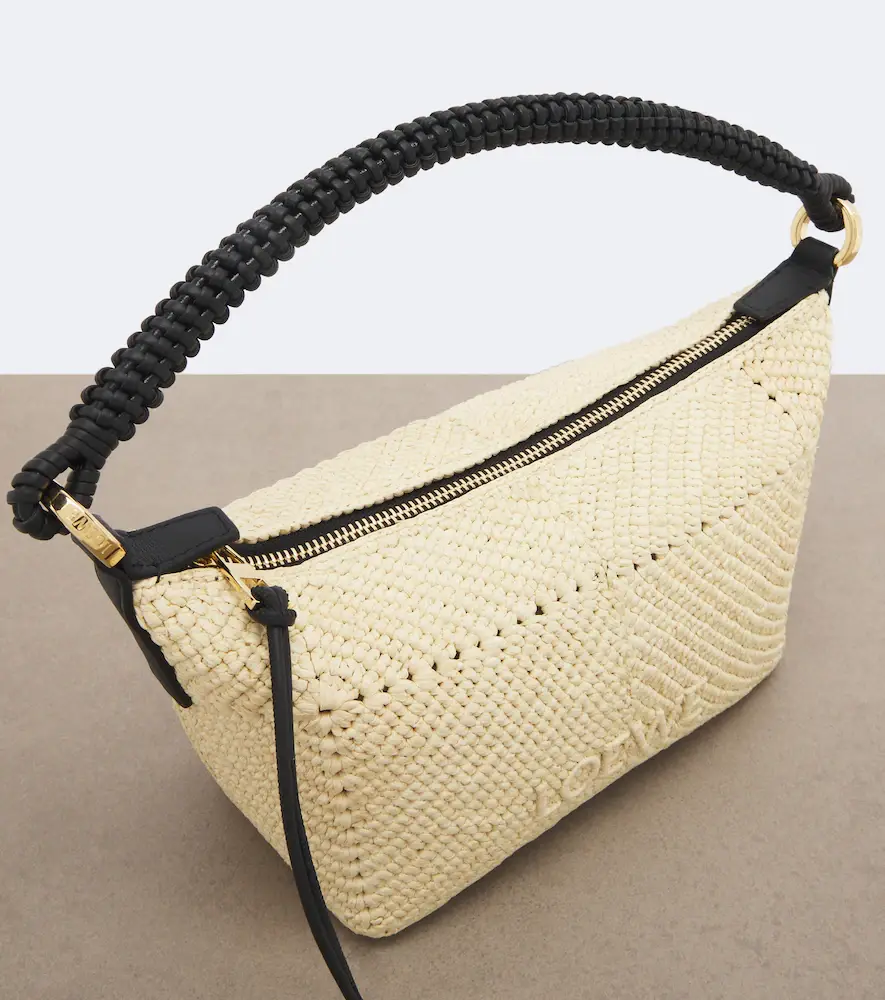 Loewe Cala Mini leather-trimmed raffia top-handle bag | Thumbnail 2 Loewe Cala Mini leather-trimmed raffia top-handle bag | Thumbnail 2