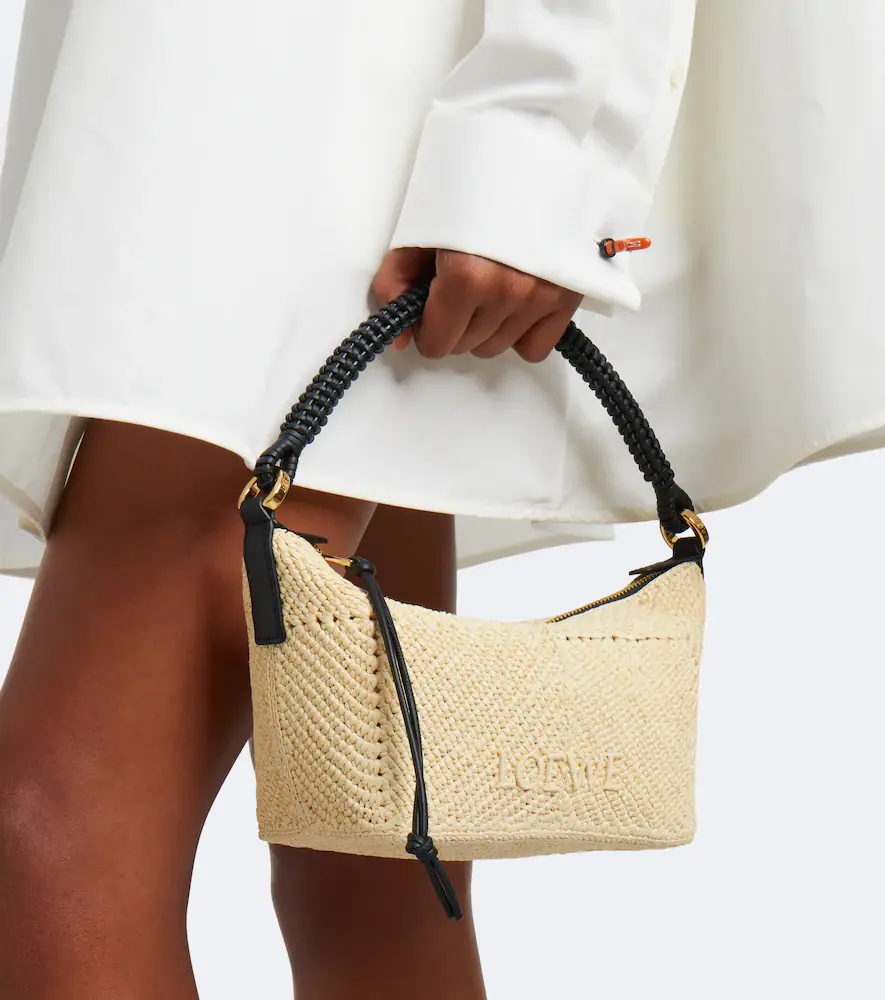 Loewe Cala Mini leather-trimmed raffia top-handle bag | Thumbnail 5 Loewe Cala Mini leather-trimmed raffia top-handle bag | Thumbnail 5