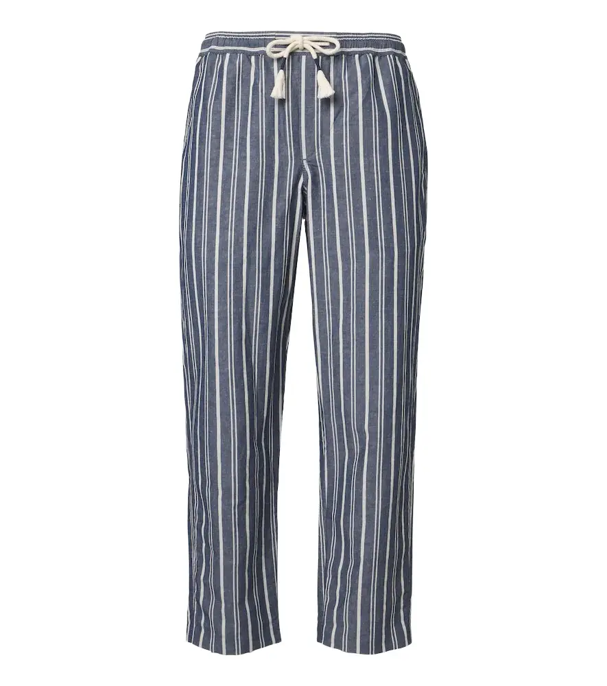 Orlebar Brown Sonoran linen and cotton canvas wide-leg pants